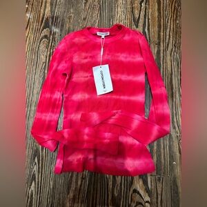NWT Cotton Citizen Red AND PINK Tie-Dye Long Sleeve Shirt